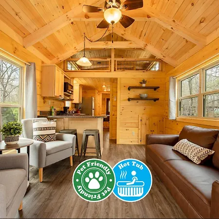 Meg Cabin Tiny Rustic Comfort On Lookout Mtn Chattanooga Exterior foto